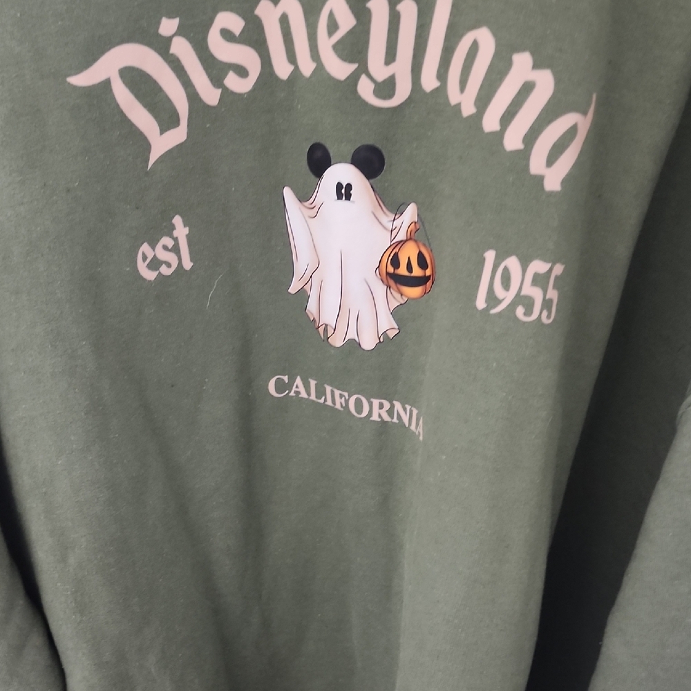 Disney Green Sweatshirt - Picture 2 of 4